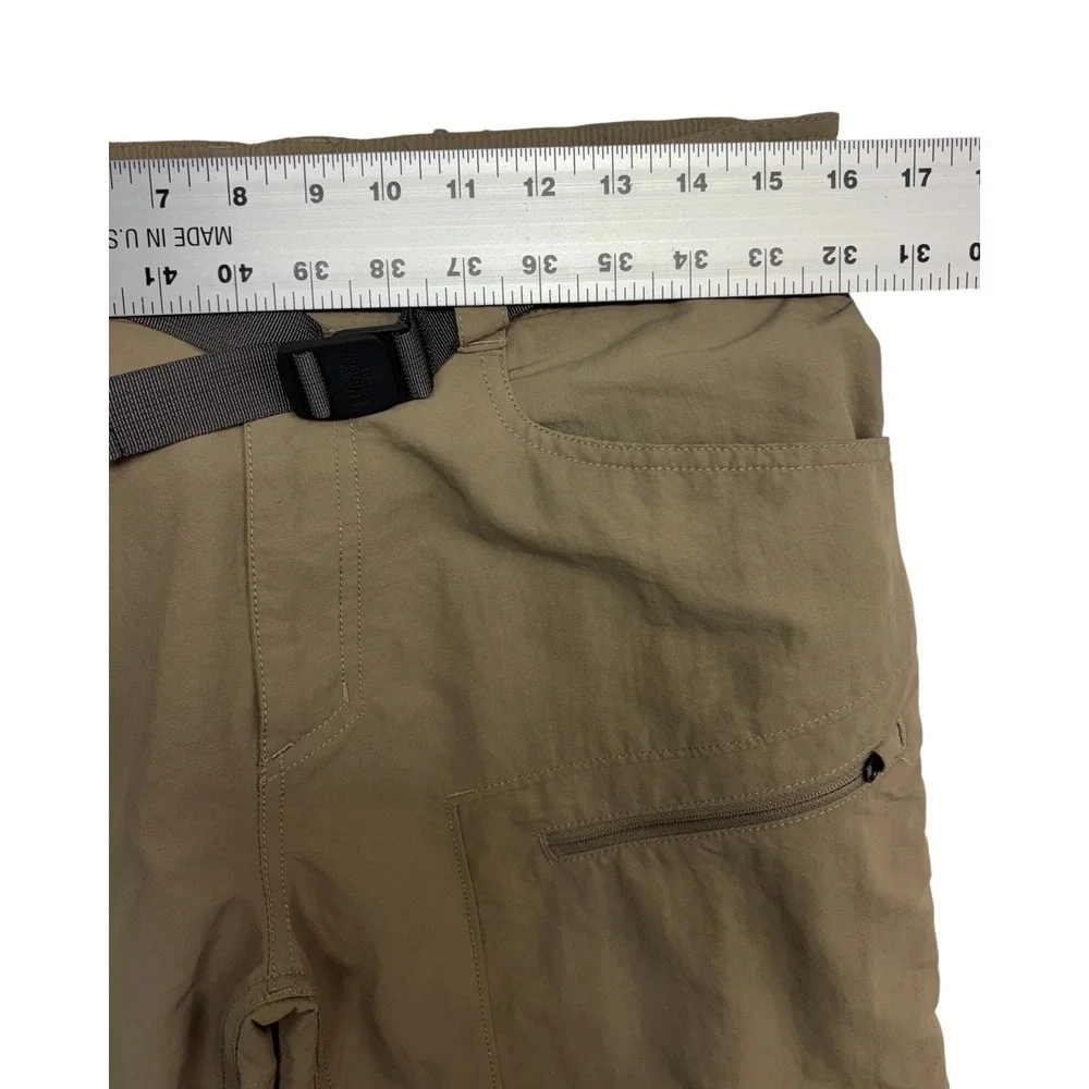 The North Face Small Short 30/32x28 Tan Zip Off Convertible Pants Shorts Hiking